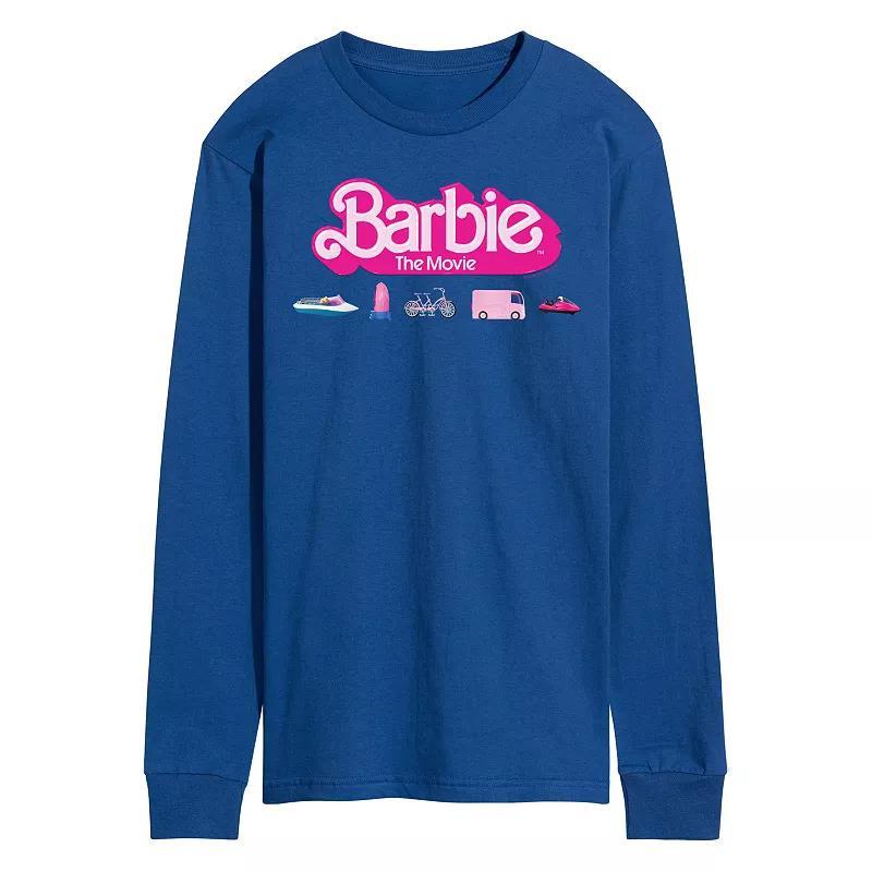 Mens Barbie Theatrical Vehicles Long Sleeve Graphic Tee Product Image