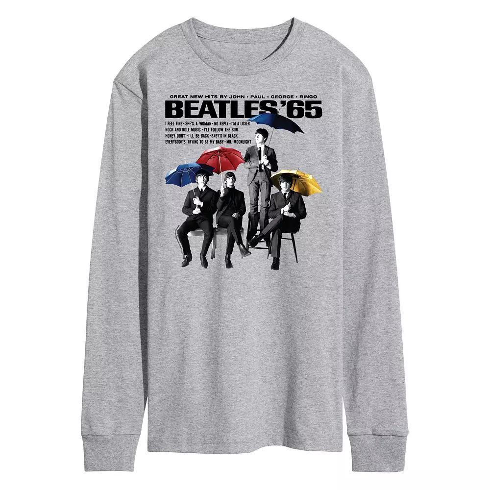 Mens The Beatles 65 Umbrellas Long Sleeve Tee Product Image