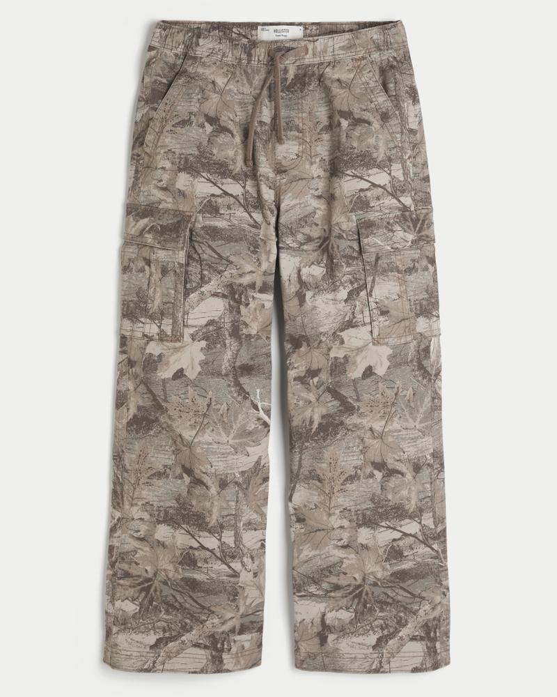 Camo Super Baggy Pull-On Cargo Pants Product Image