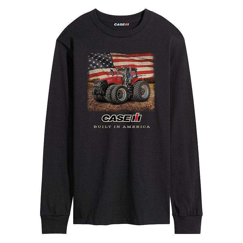 Mens Case IH Built In America Long Sleeve Graphic Tee Product Image