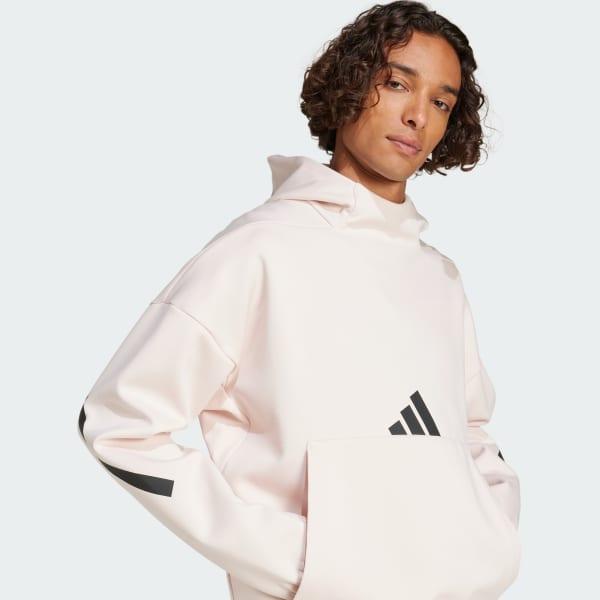 adidas Z.N.E. Hoodie Medium Grey Heather S Mens Product Image