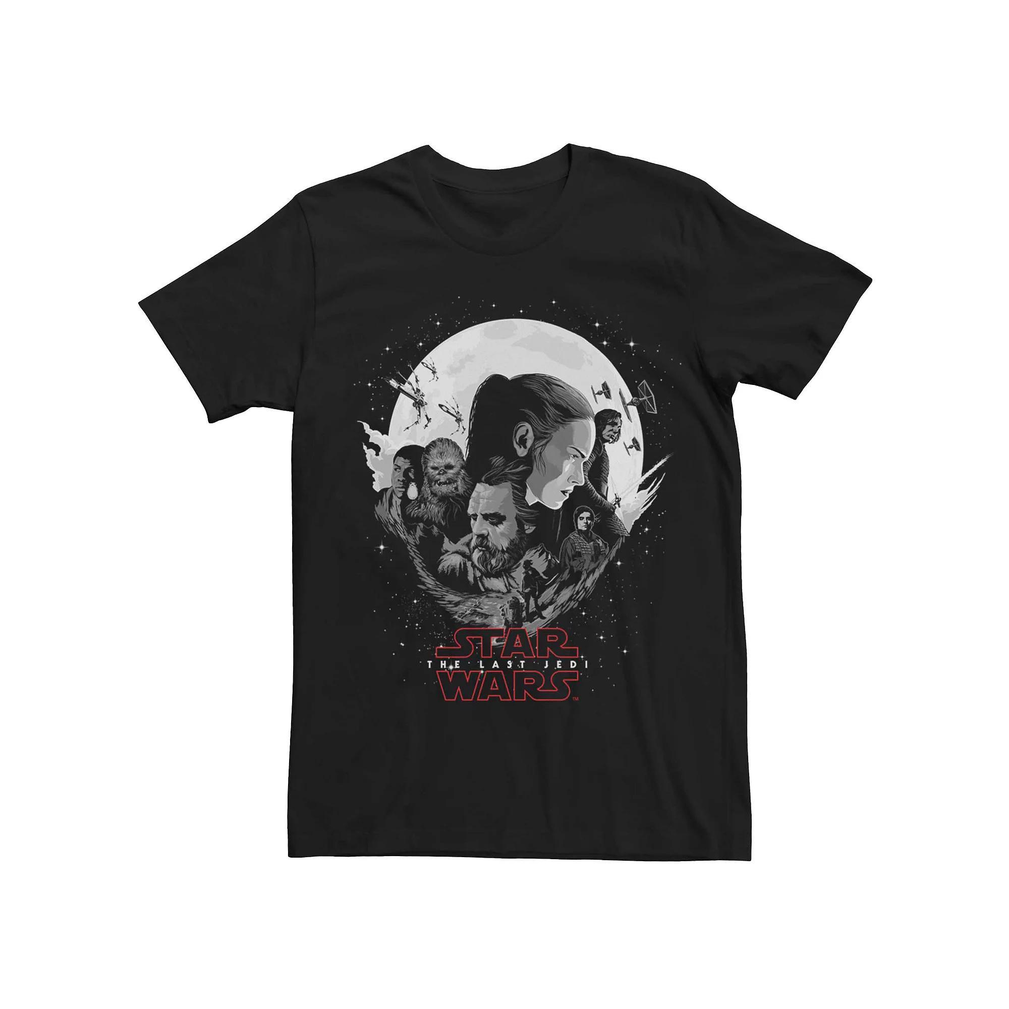 Mens Star Wars The Last Jedi Tonal Poster Tee Grey Heather Product Image