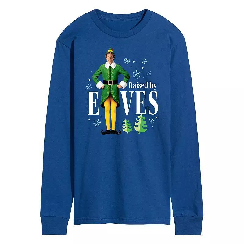 Mens Elf Raised By Elves Long Sleeve Tee Product Image
