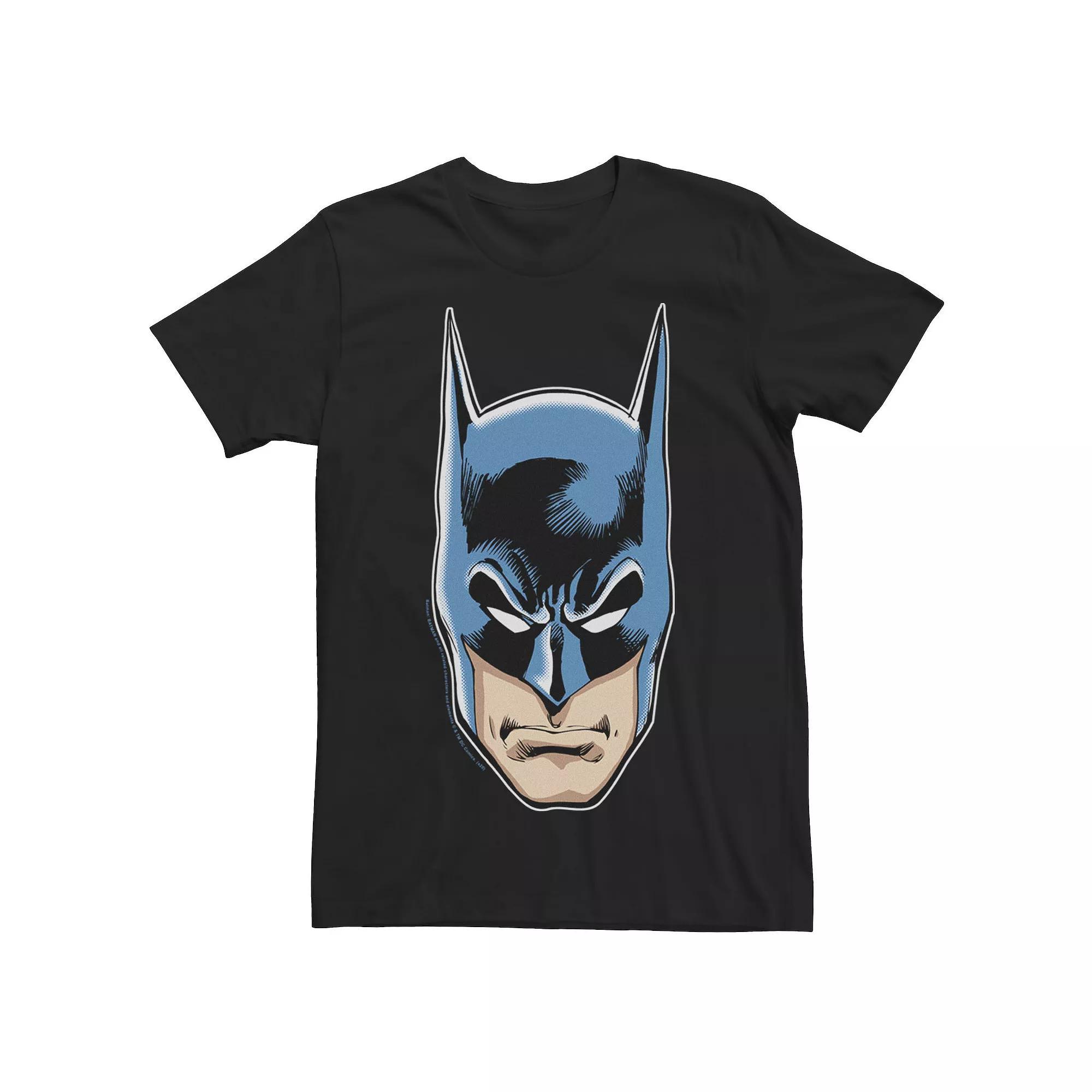 Men's DC Comics Batman Retro Mask Tee, Size: XL, Black Product Image