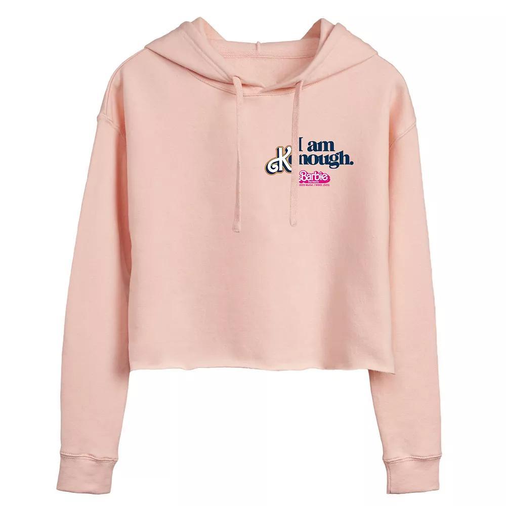 Juniors Barbie The Movie I Am Kenough Cropped Graphic Hoodie, Girls Product Image
