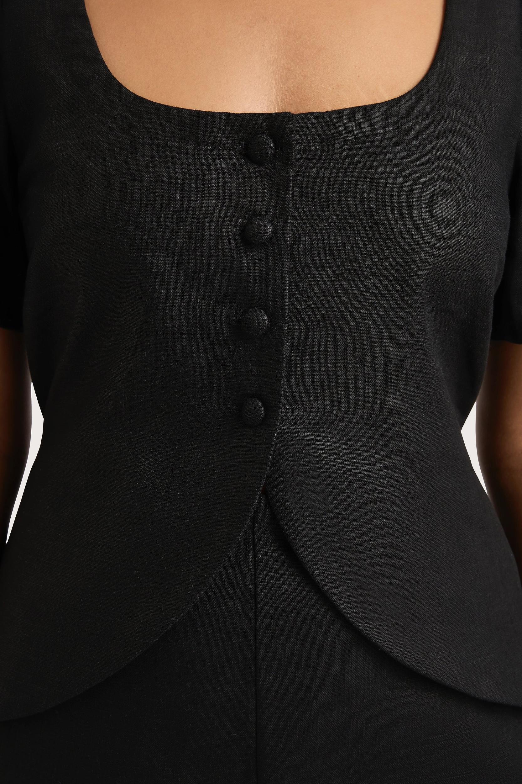 Emma Vest Black - Final Sale Product Image