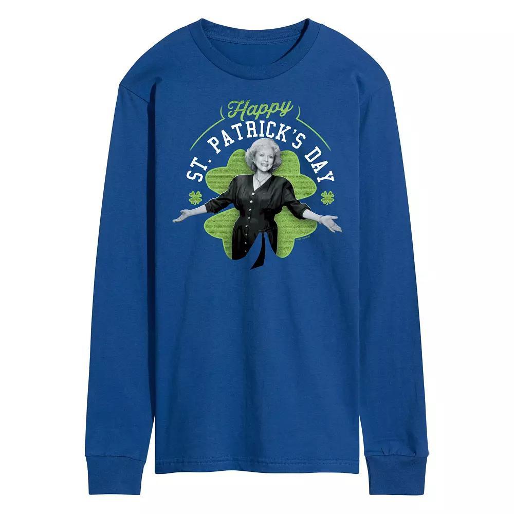 Disneys Mickey Mouse & Friends Mens Ho Ho Ho Long Sleeve Graphic Tee Product Image