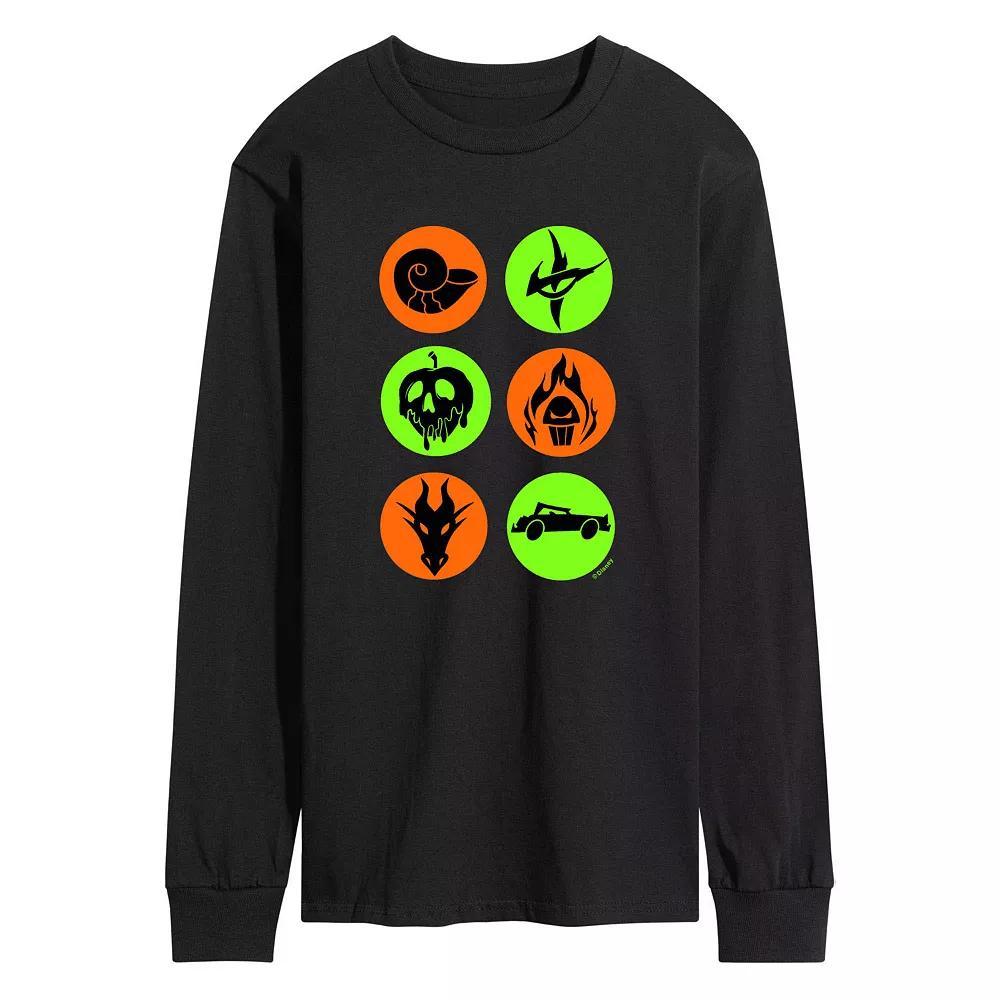 Disney Villains Mens Icons Long Sleeve Graphic Tee Product Image