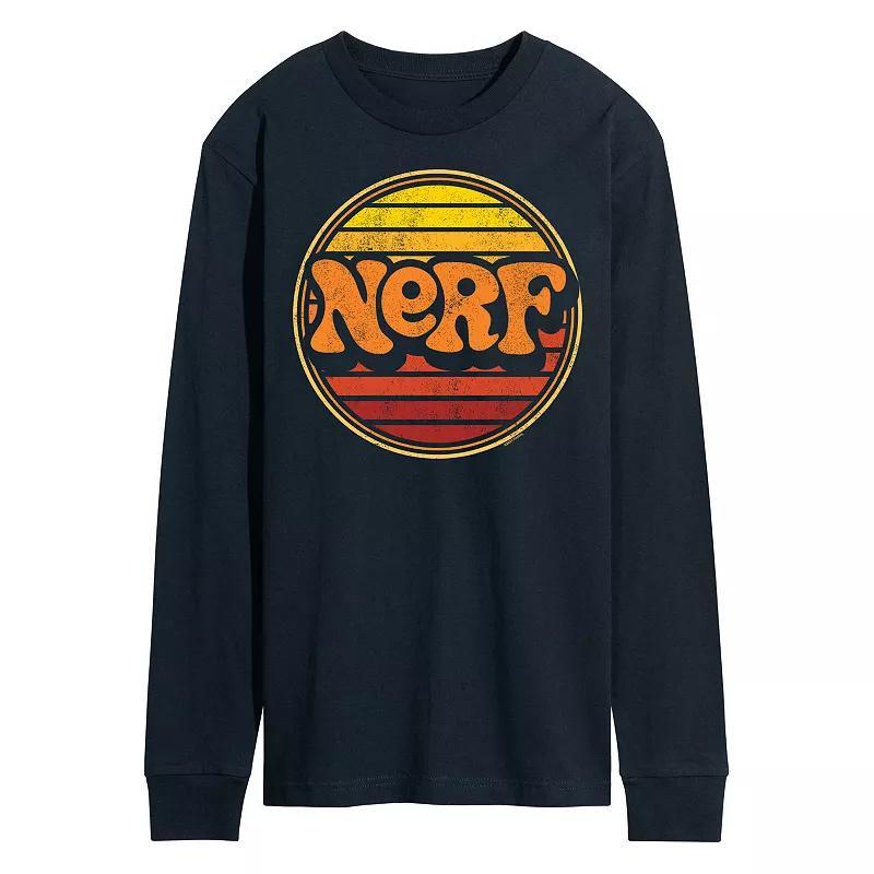 Mens Nerf Retro Sunset Long Sleeve Graphic Tee Product Image