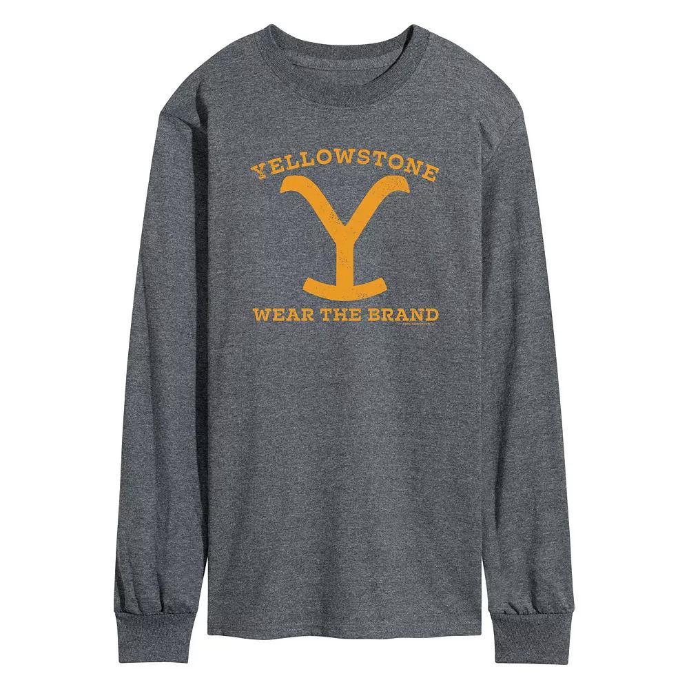 Men's Yellowstone Wear Brand Tee, Size: XXL, Gray Product Image