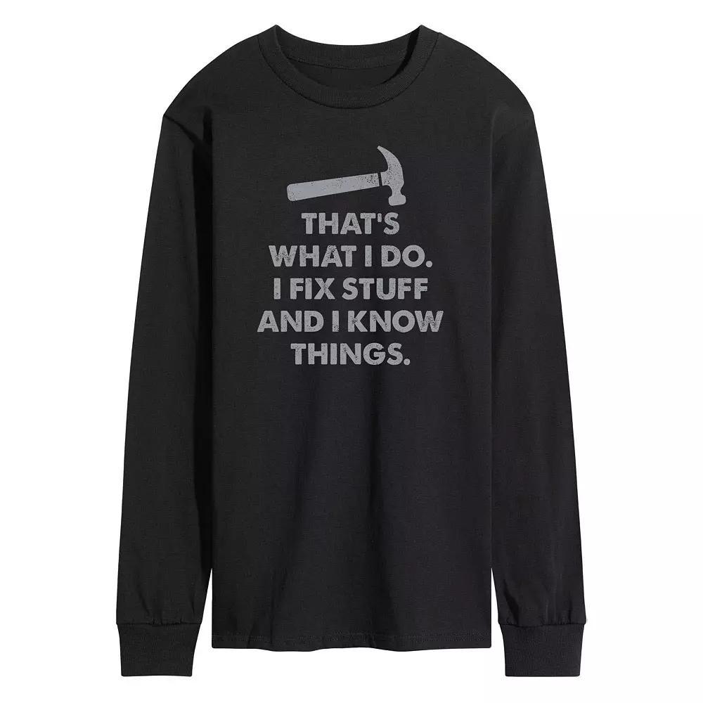 Mens Peanuts Hip Hop Hooray Long Sleeve Graphic Tee Product Image