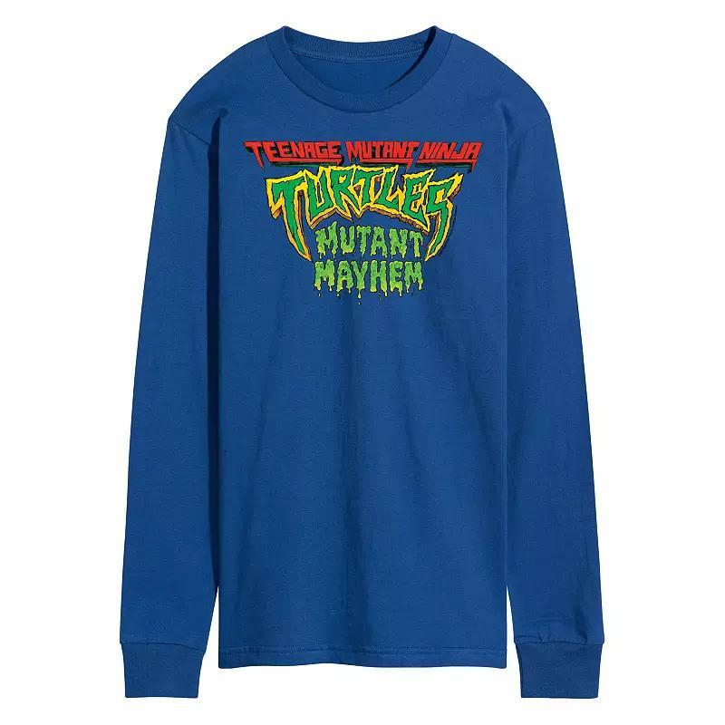 Disney Villains 101 Dalmatians Cruella Deville Mens Savage Long Sleeve Graphic Tee Blue Product Image