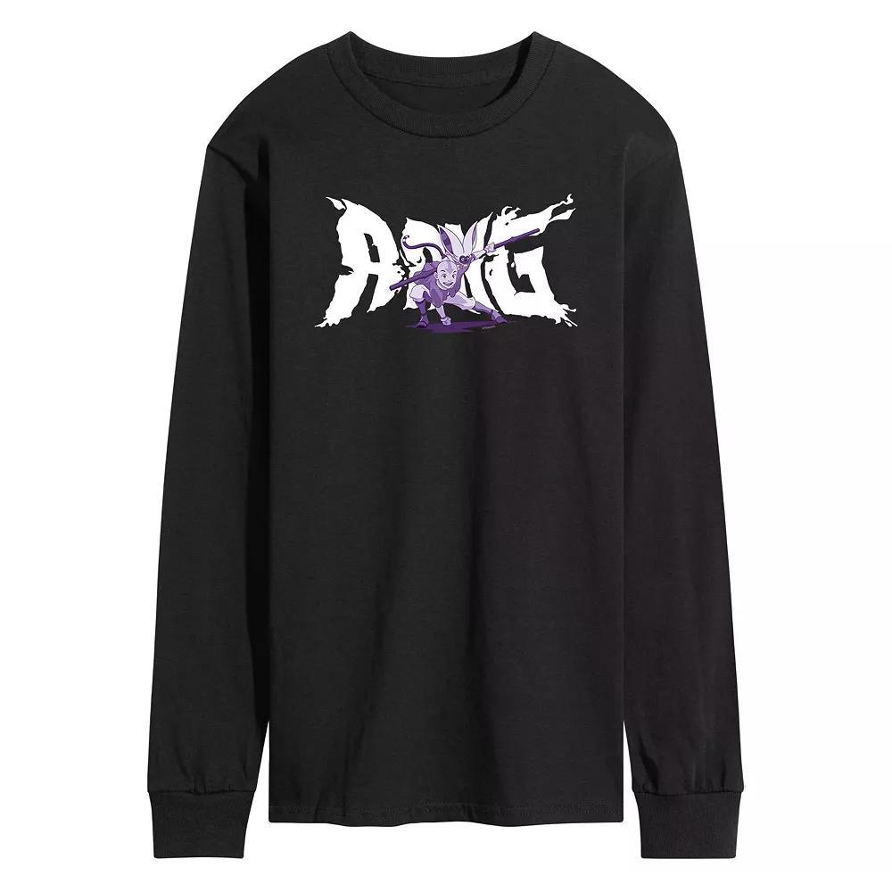 Mens Willy Wonka Retro Logo Long Sleeve Graphic Tee Product Image