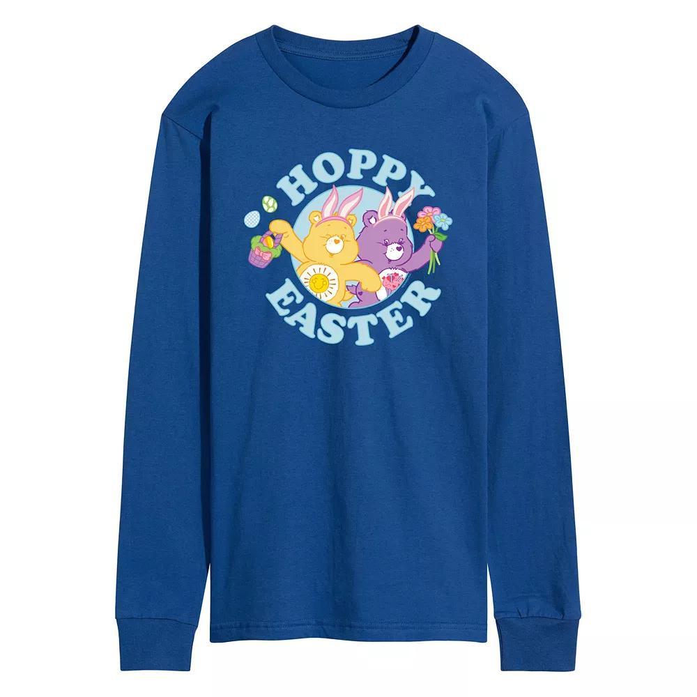 Mens Care Bears Hoppy Easter Long Sleeve Graphic Tee Product Image