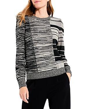 Womens Mixed Musings Cotton-Blend Sweater Product Image