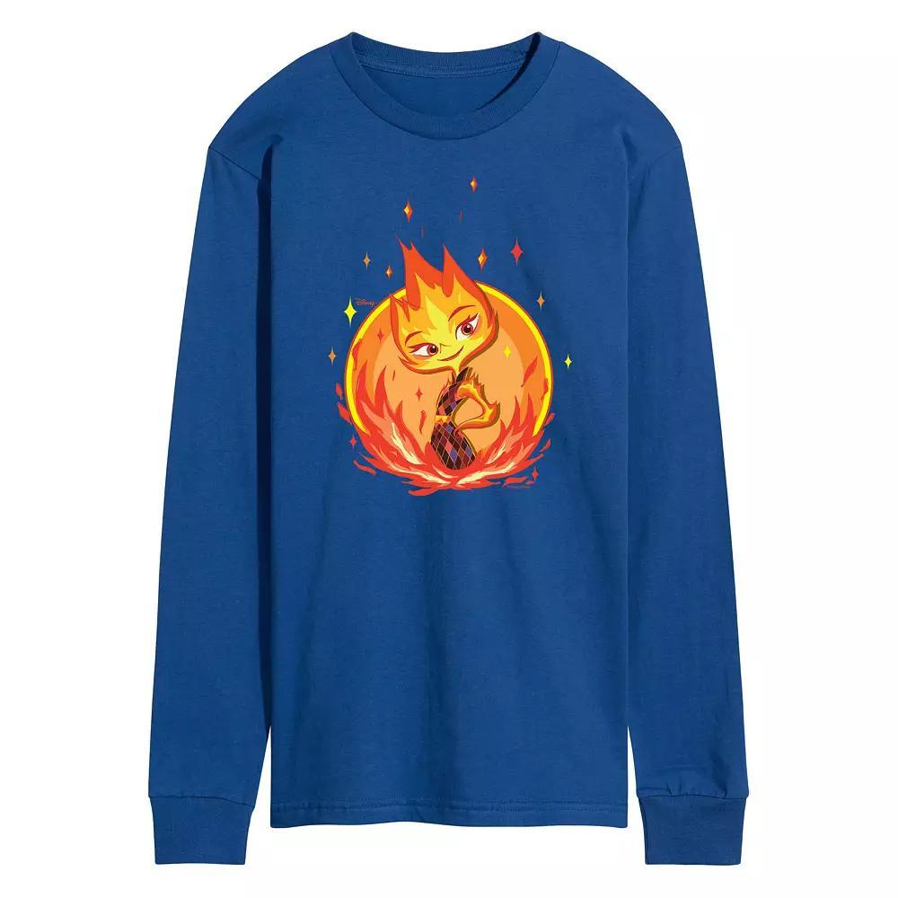 Disneys Elemental Mens Ember Badge Long Sleeve Product Image