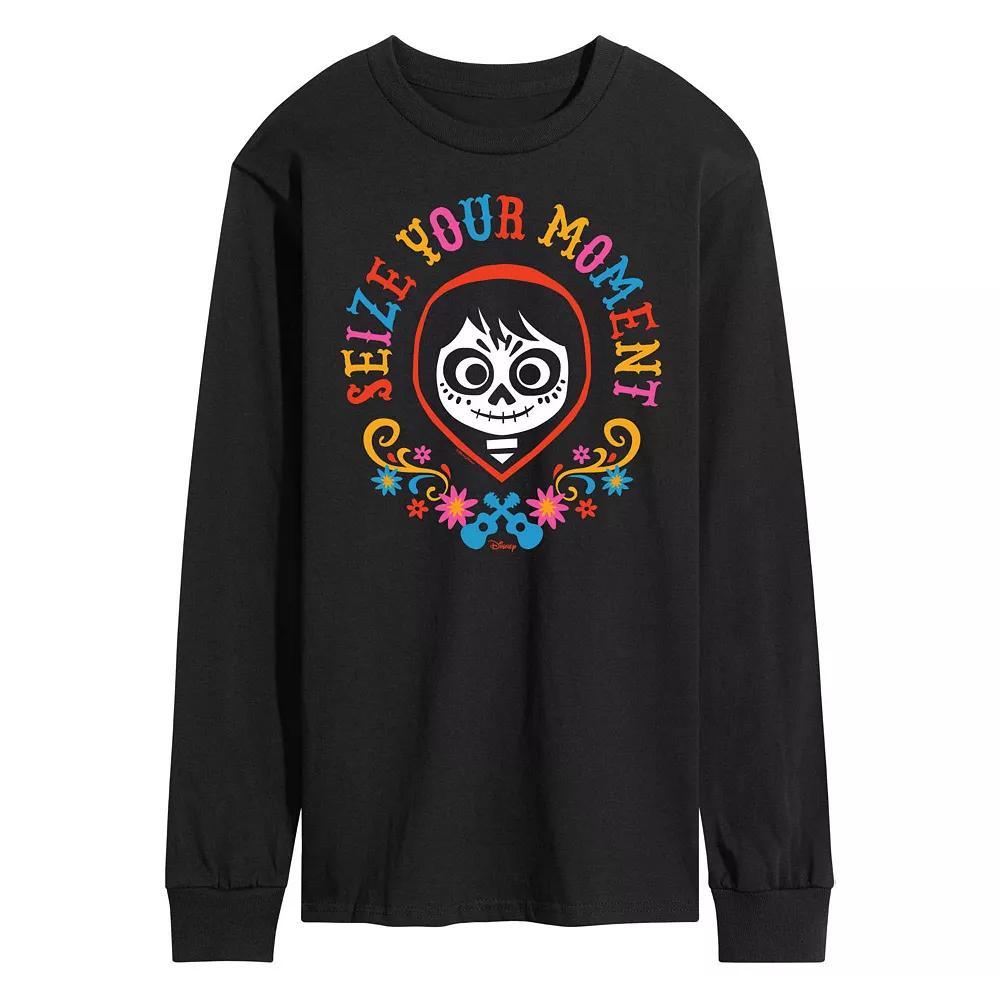 Disney's Mickey Mouse & Friends Men's Ho Ho Ho Long Sleeve Graphic Tee, Size: XXL, Blue Product Image