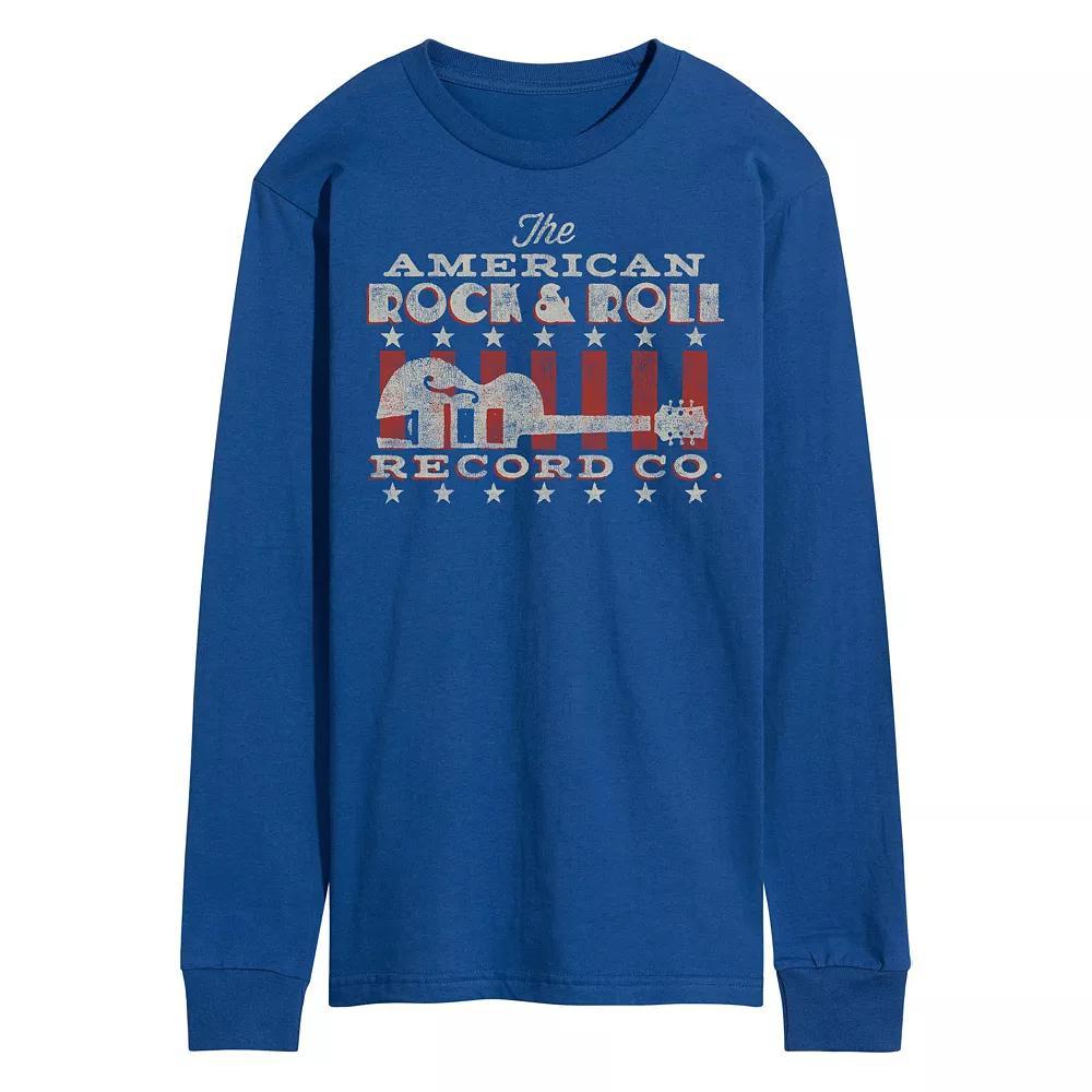 Men's American Rock & Roll Record Co. Graphic Tee, Size: Medium, Blue Product Image