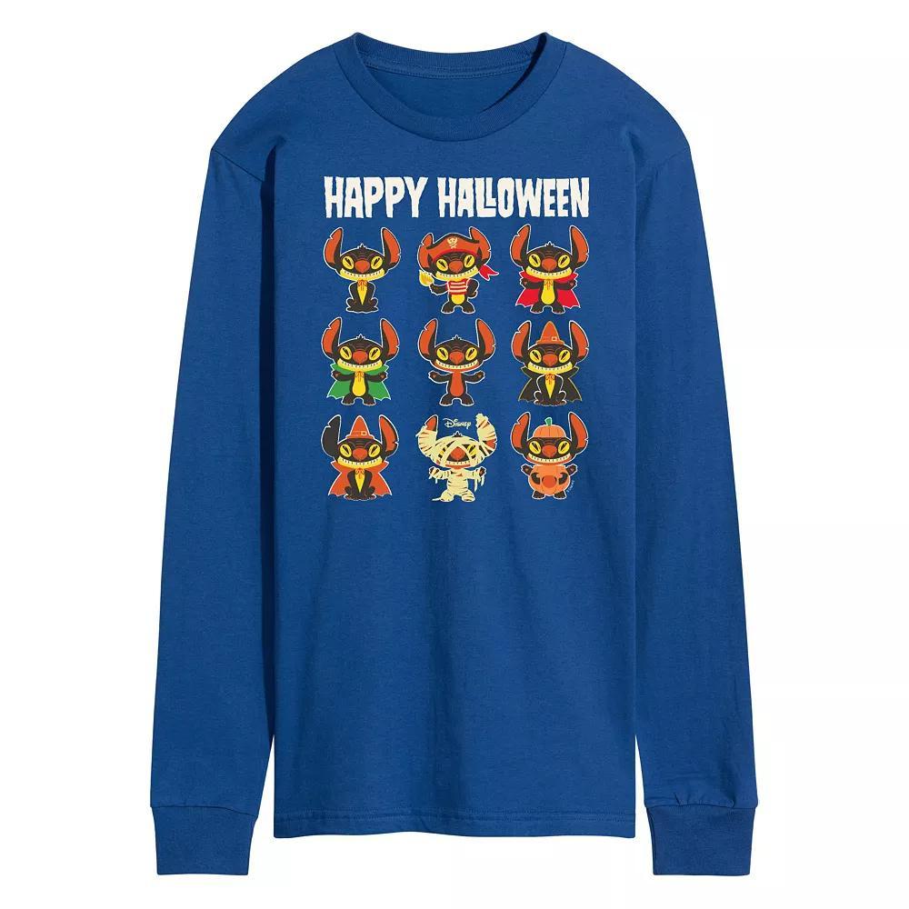 Disneys Lilo & Stitch Mens Happy Halloween Long Sleeve Tee Product Image