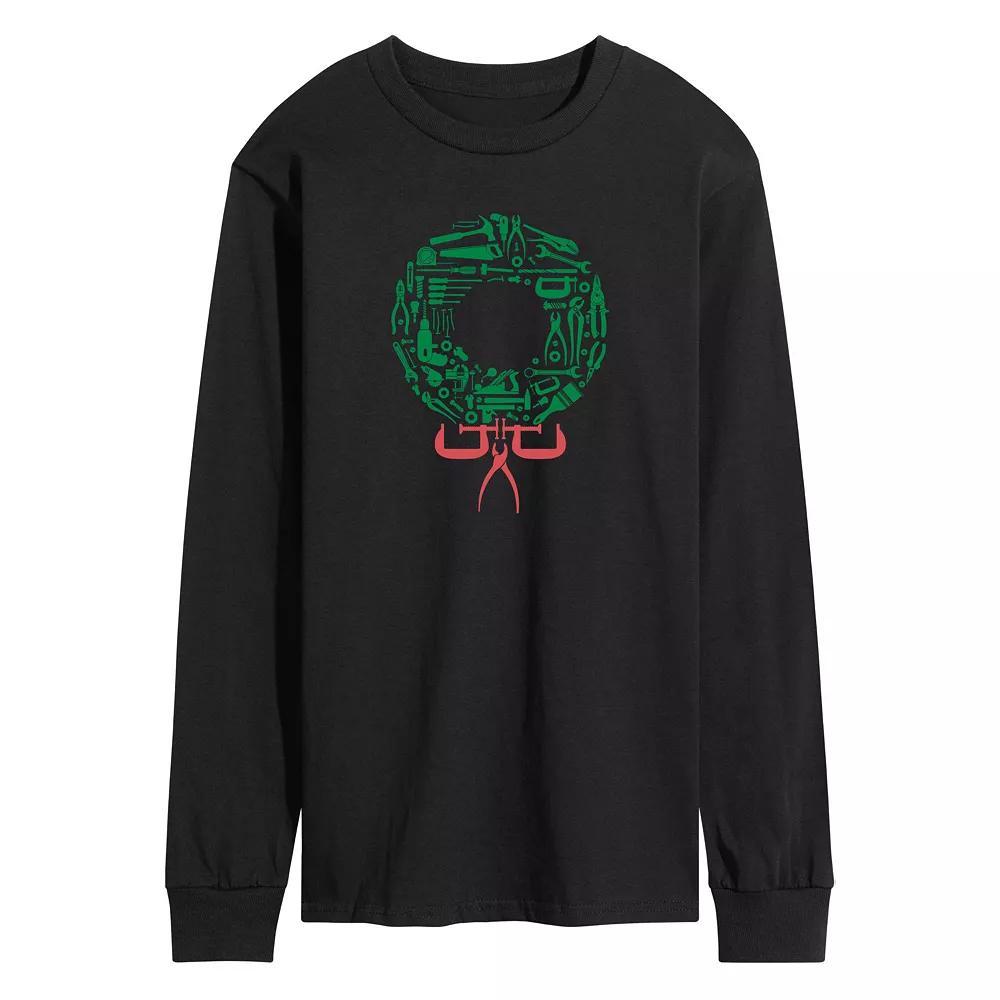 Mens Tool Wreath Long Sleeve Graphic Tee Product Image