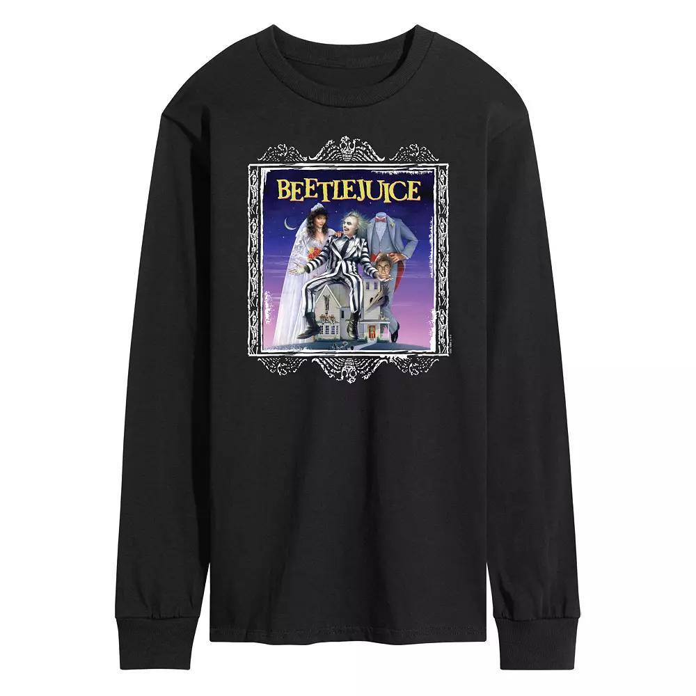 Mens Beetlejuice Long Sleeve Tee Product Image