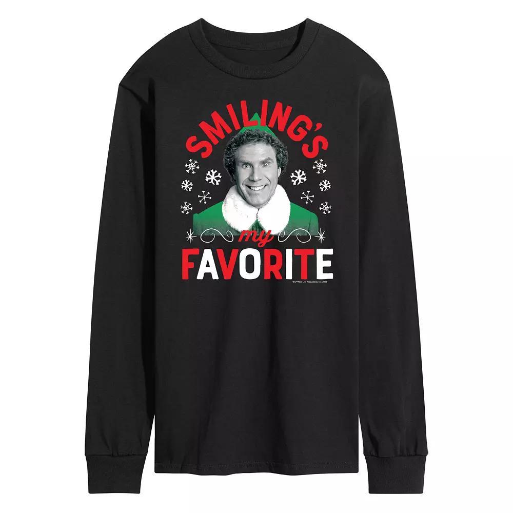 Mens Elf Smilings My Favorite Long Sleeve Product Image