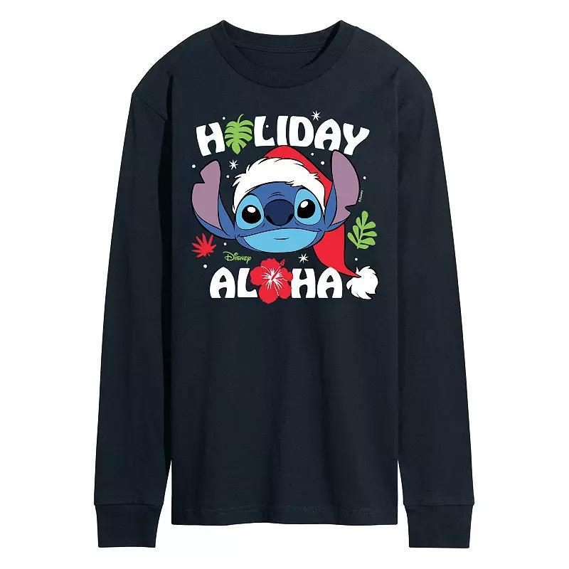 Disneys Lilo & Stitch Holiday Aloha Tee, Mens Product Image