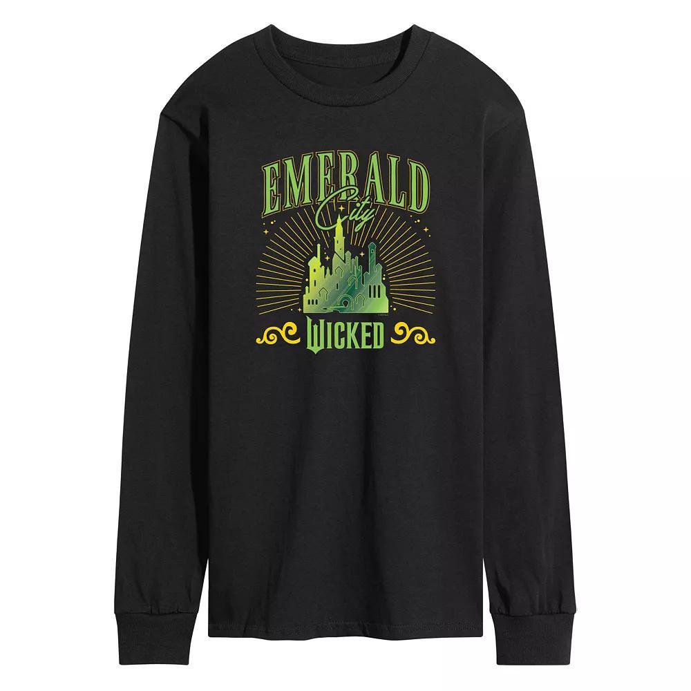 Mens Wicked Emerald City Long Sleeve Graphic Tee Product Image