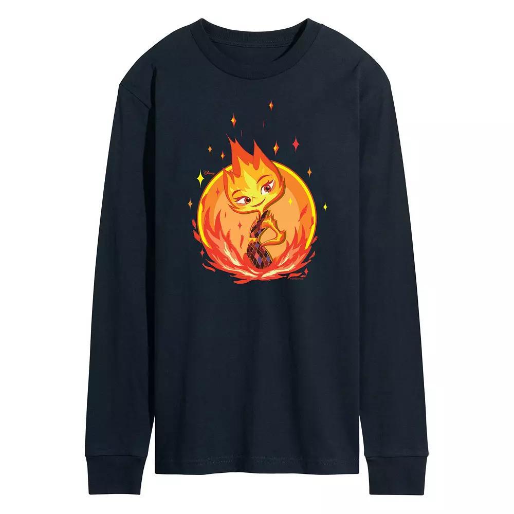 Mens The Office Bears Beets Long Sleeve Tee Blue Product Image