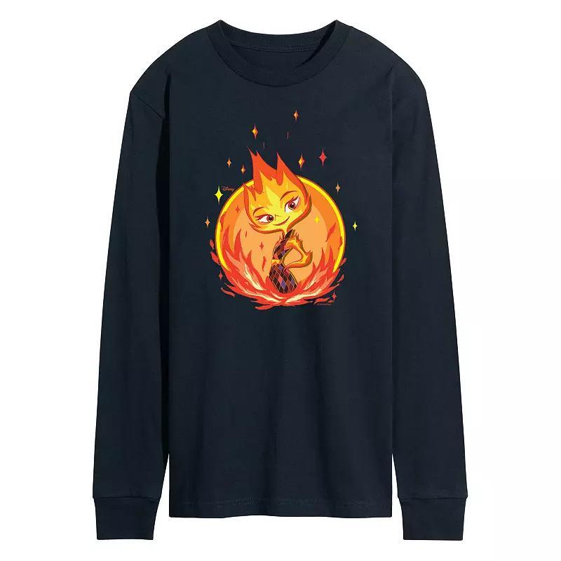 Mens The Office Bears Beets Long Sleeve Tee Blue Product Image