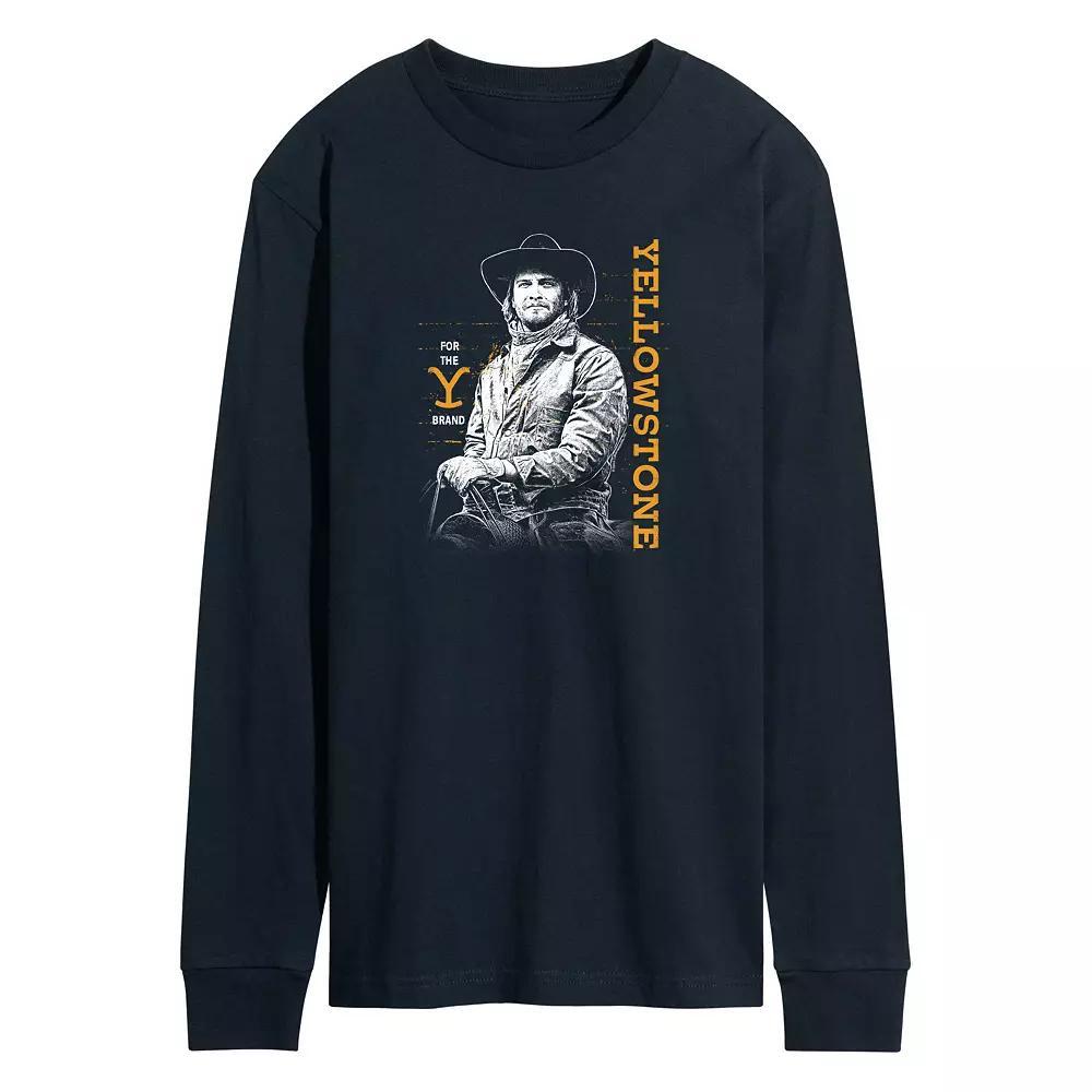 Men's Peanuts Oh What Fun Long Sleeve Tee, Size: Medium, Black Product Image