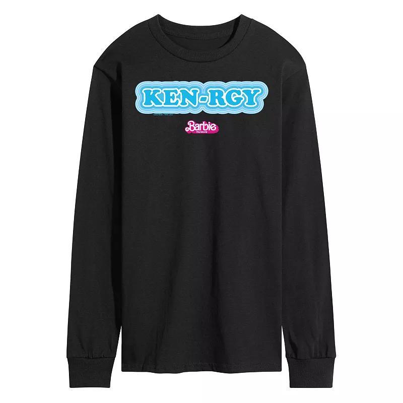 Mens Barbie The Movie Ken-rgy Long Sleeve Graphic Tee Product Image
