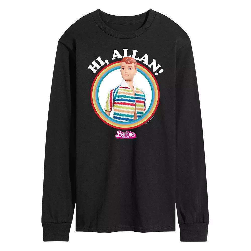 Mens Barbie Theatrical Hi Allan Long Sleeve Graphic Tee Product Image