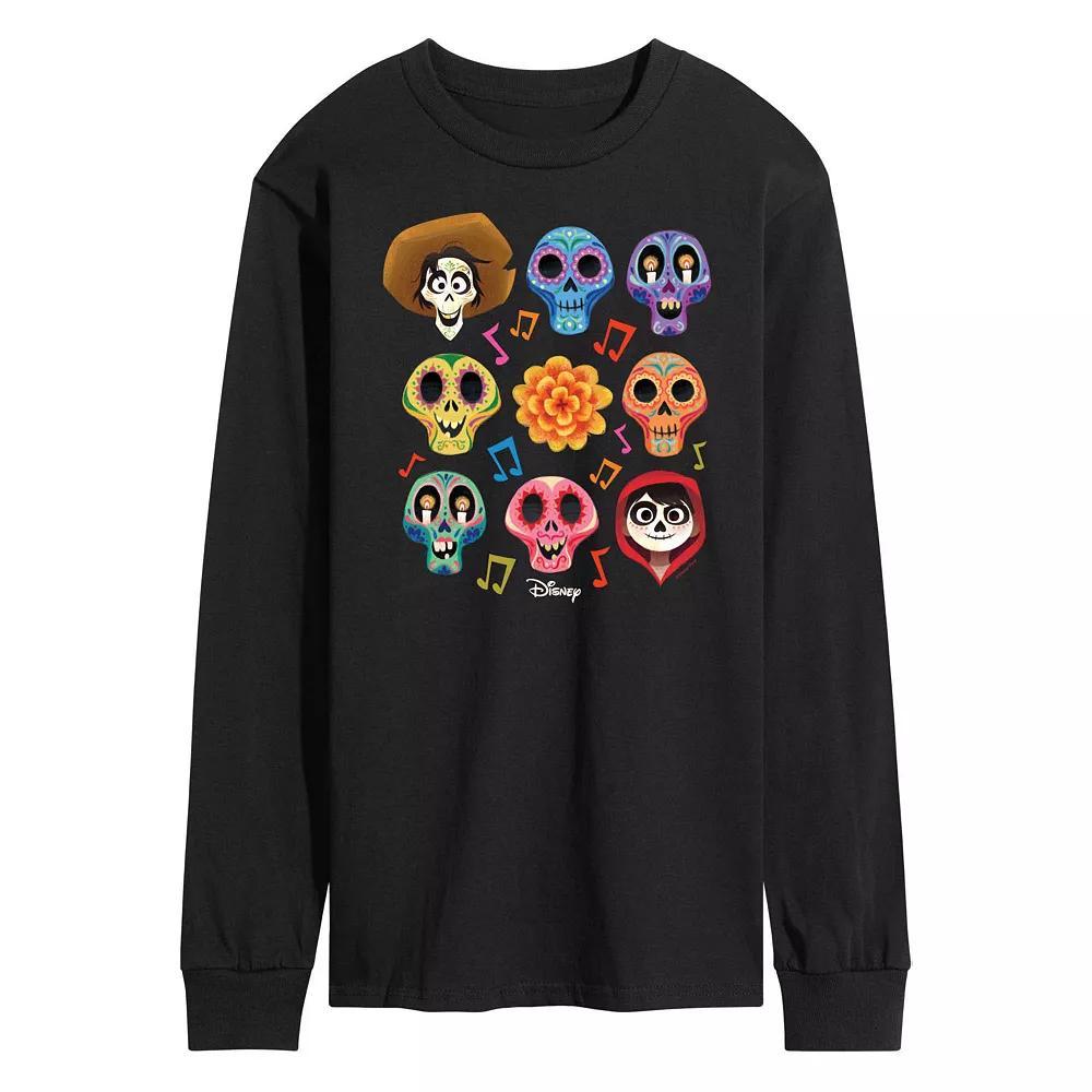 Men's Disney / Pixar's Coco Character Grid Tee, Size: Large, Blue Product Image