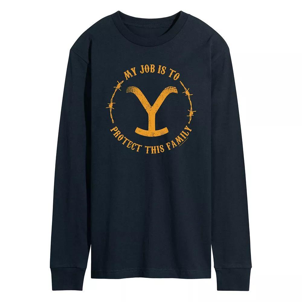 Mens Naughty Long Sleeve Tee Product Image