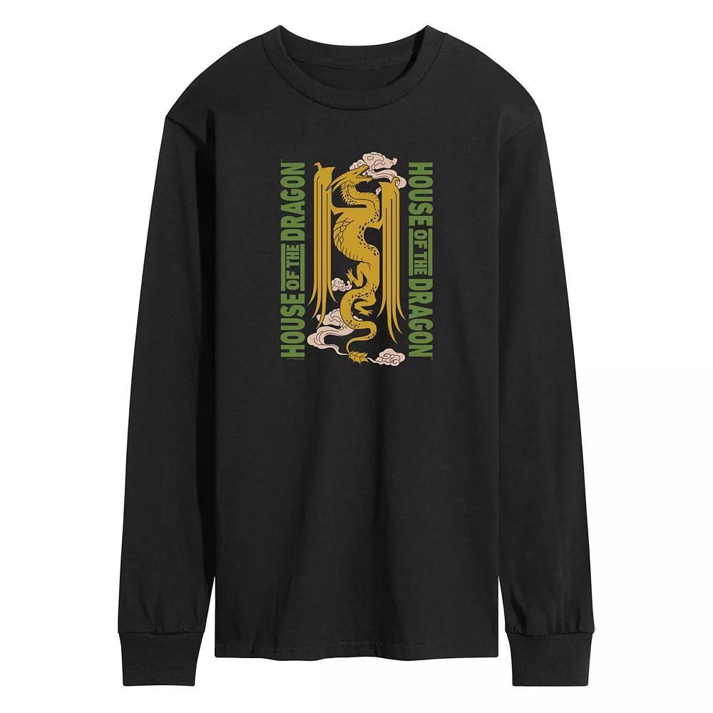 Mens Espresso Yourself Long Sleeve Graphic Tee Blue Product Image