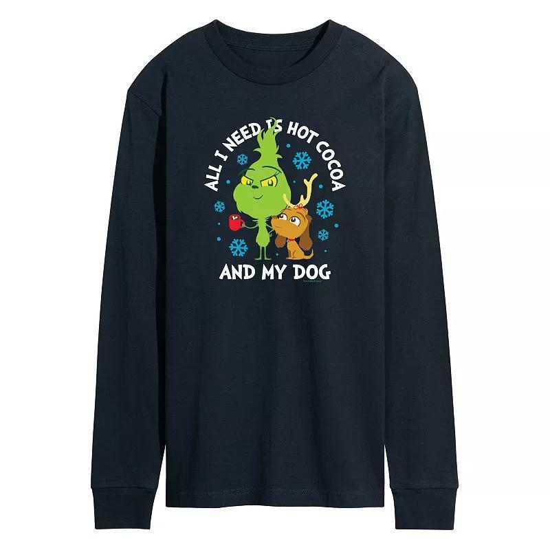 Mens Transformers Logo Long Sleeve Graphic Tee Blue Product Image