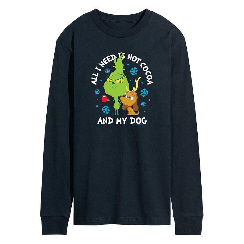 Mens Transformers Logo Long Sleeve Graphic Tee Blue Product Image