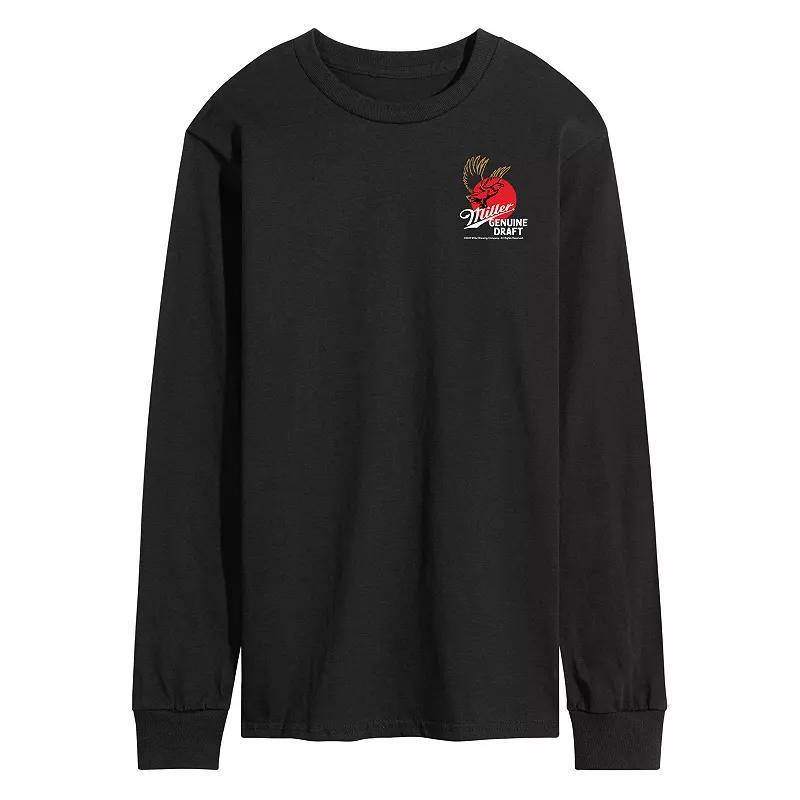 Mens Miller Genuine Draft Long Sleeve Graphic Tee Product Image