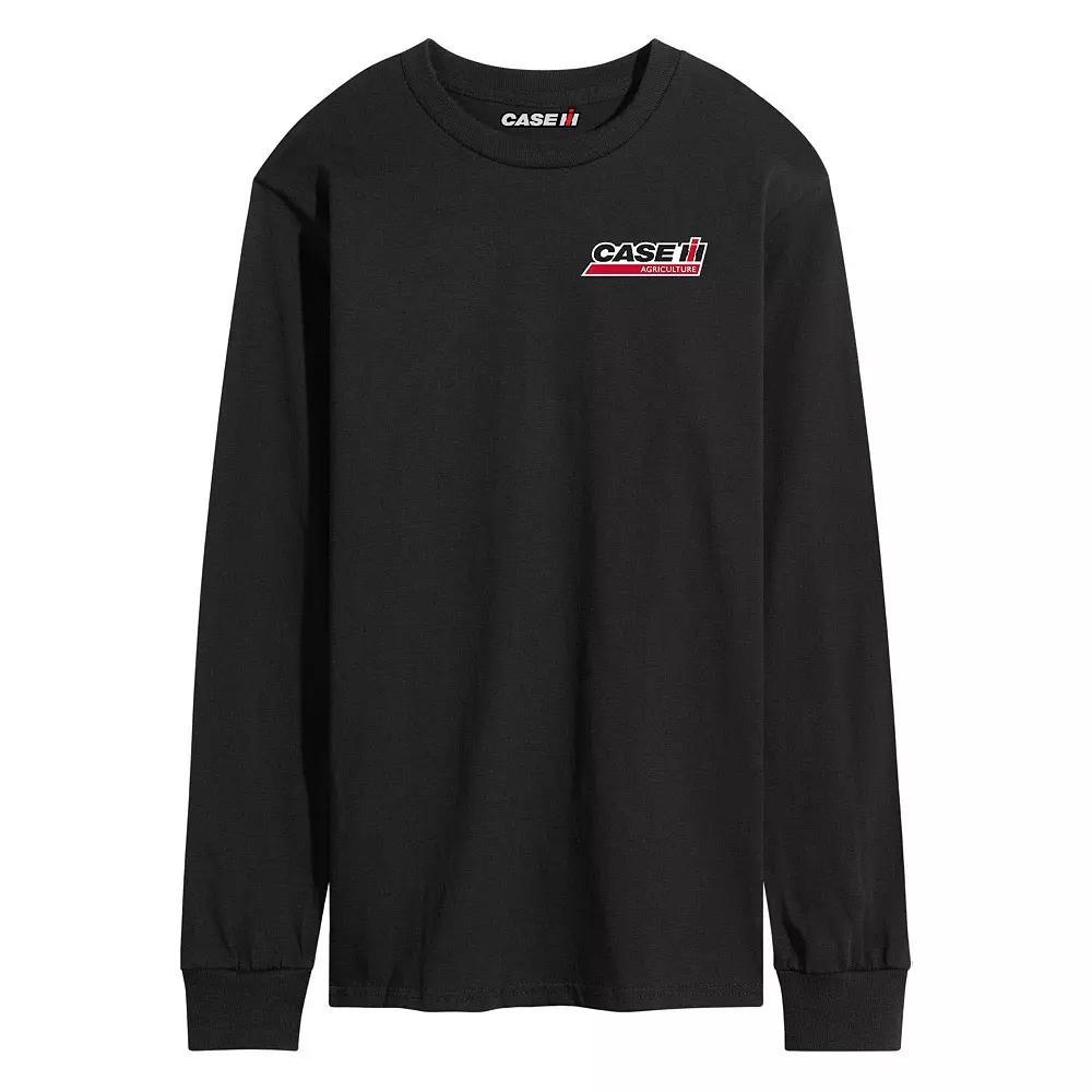 Men's Case IH Logo Distressed Long Sleeve, Size: XXL, Black Product Image