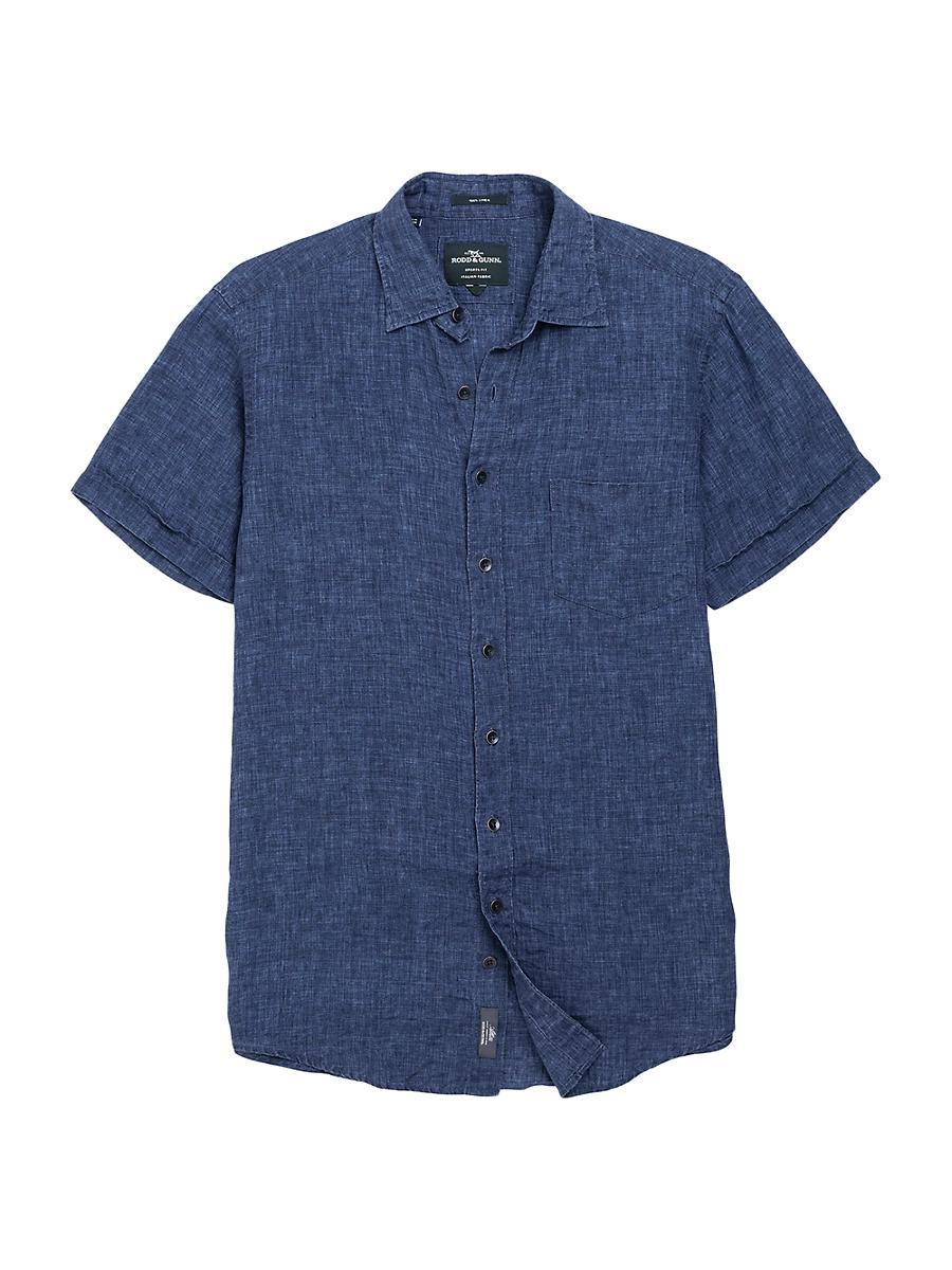 Mens Palm Heights Linen Short-Sleeve Shirt Product Image