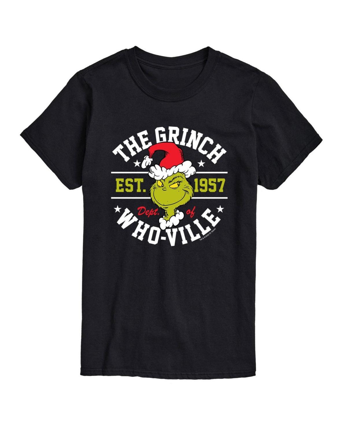 Mens Dr. Seuss Grinch Dept Of Whoville Tee Product Image