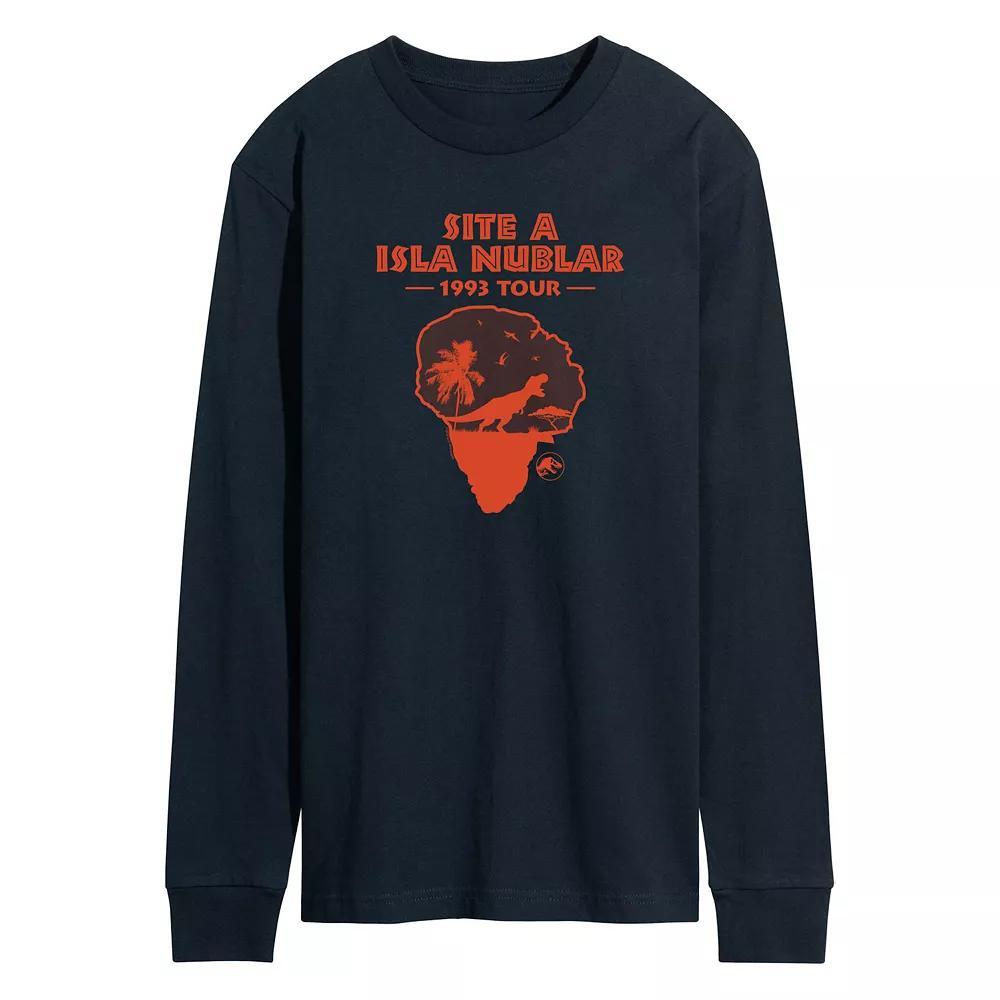 Mens Jurassic World Isla Nublar 1993 Tour Long Sleeve Product Image