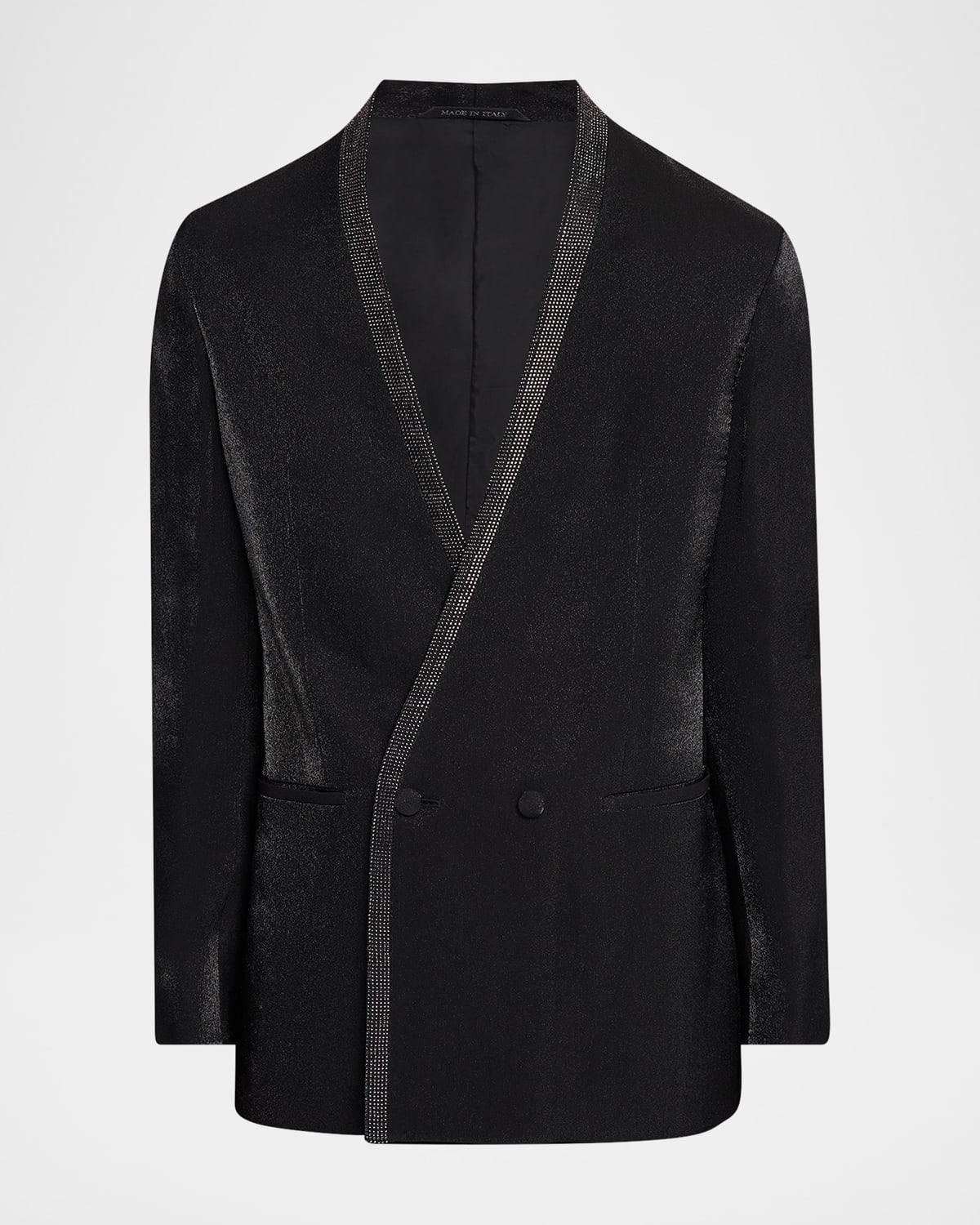 Mens Upton Strass-Trim Smoking Blazer Product Image