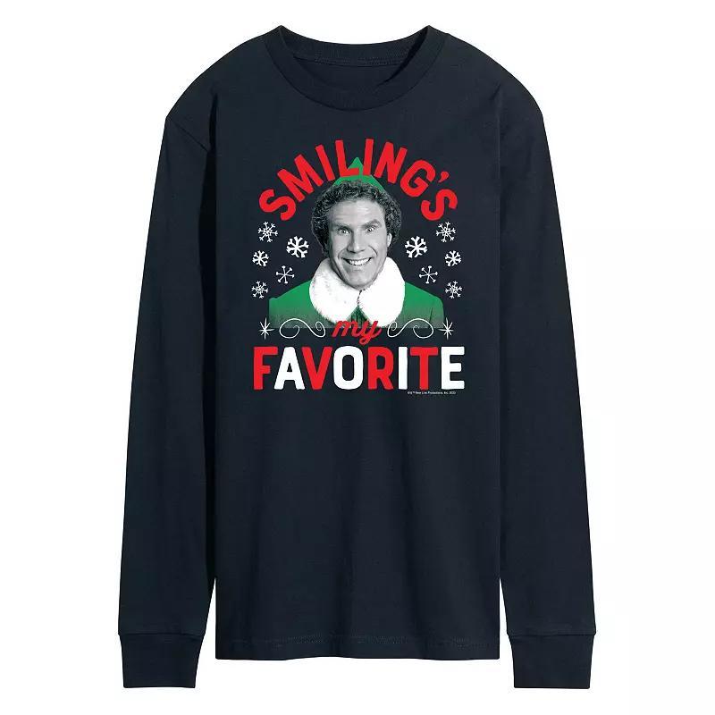 Mens Elf Smilings My Favorite Long Sleeve Product Image