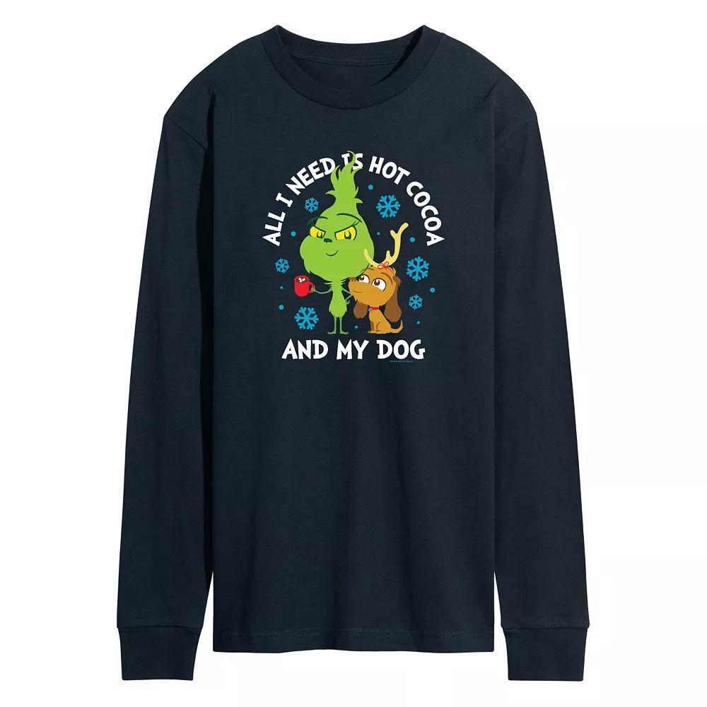 Mens Transformers Logo Long Sleeve Graphic Tee Blue Product Image