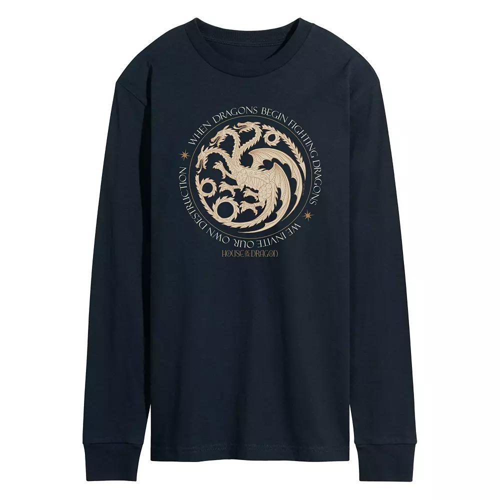 Mens Care Bears Mood Bedtime Bear Burger Long Sleeve Graphic Tee Product Image