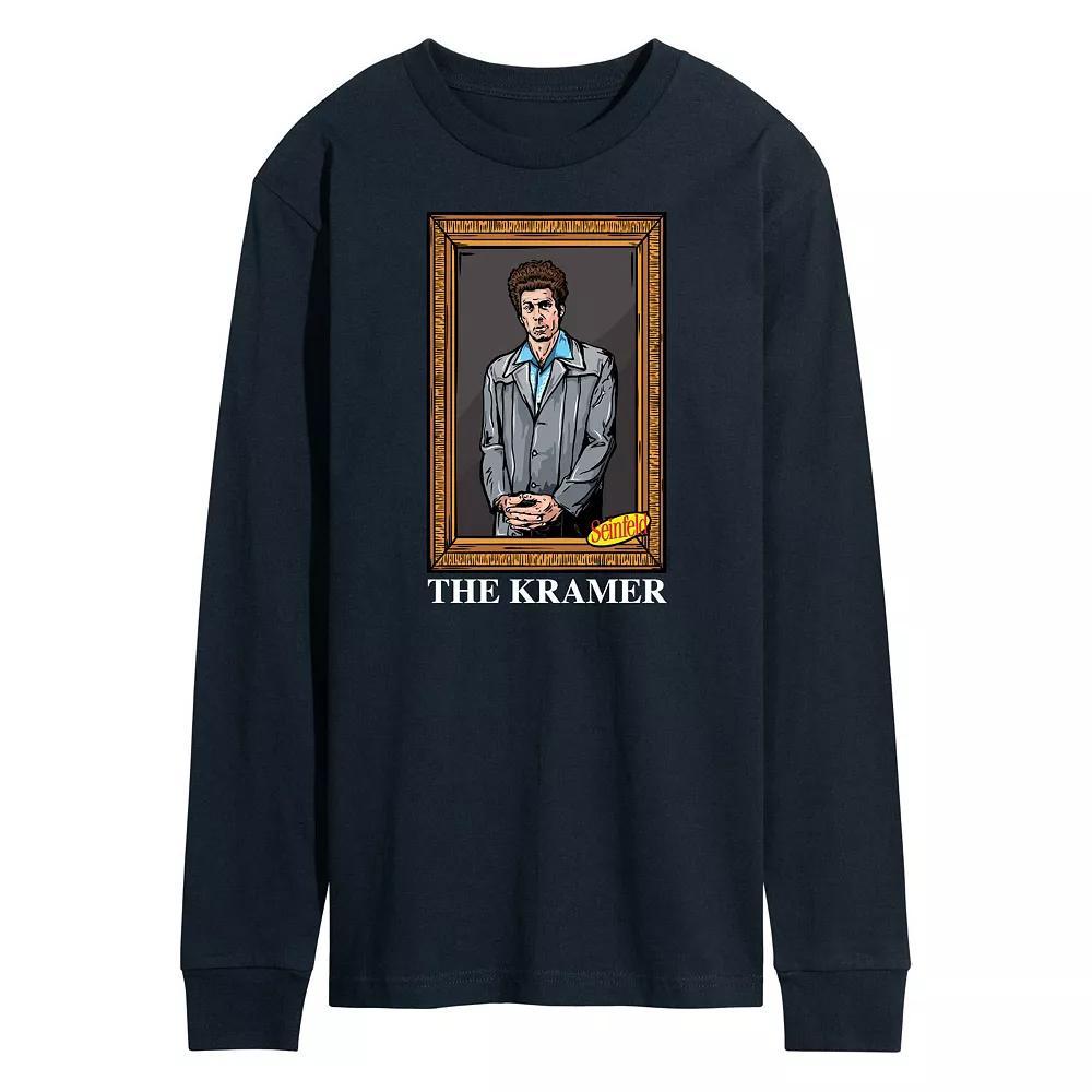 Disneys Dumbo Mens Flying Elephant Graphic Tee Blue Product Image