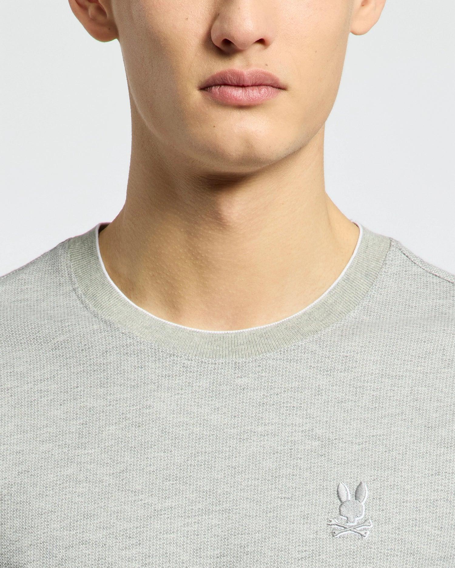 Men's Mackay Jacquard Fashion Tee 065 HEATHER STONE / XXL Product Image