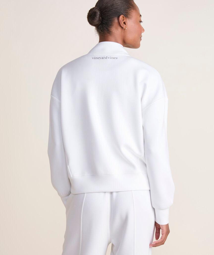 Silky Scuba Oversized Quarter Zip Product Image